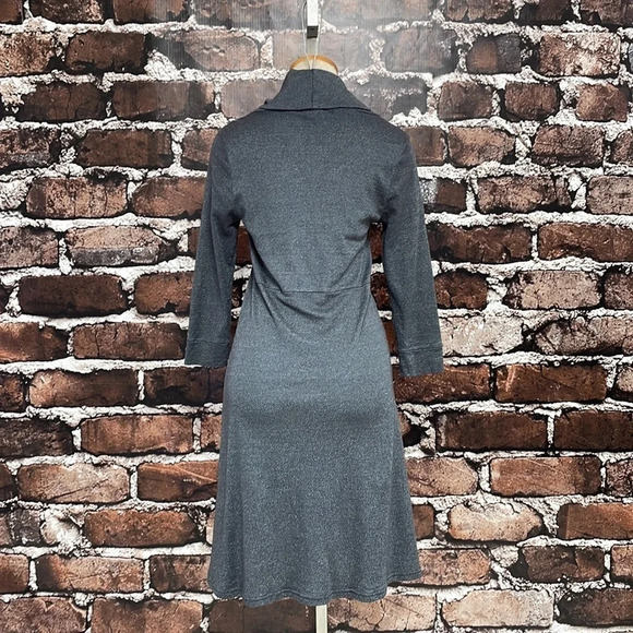 Michael Stars Dress Maternity Cowl Neck Grey Knit Size Small - Picture 6 of 11